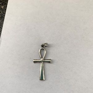 Stirling silver ankh pendant